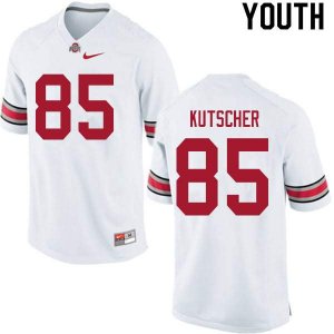 Youth Ohio State Buckeyes #85 Austin Kutscher White Nike NCAA College Football Jersey Super Deals OJQ1544GF